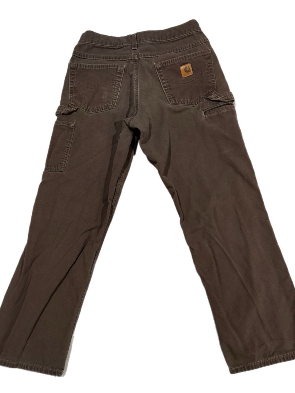 Carhartt Loose Fit Canvas Carpenter Pants - Brown
